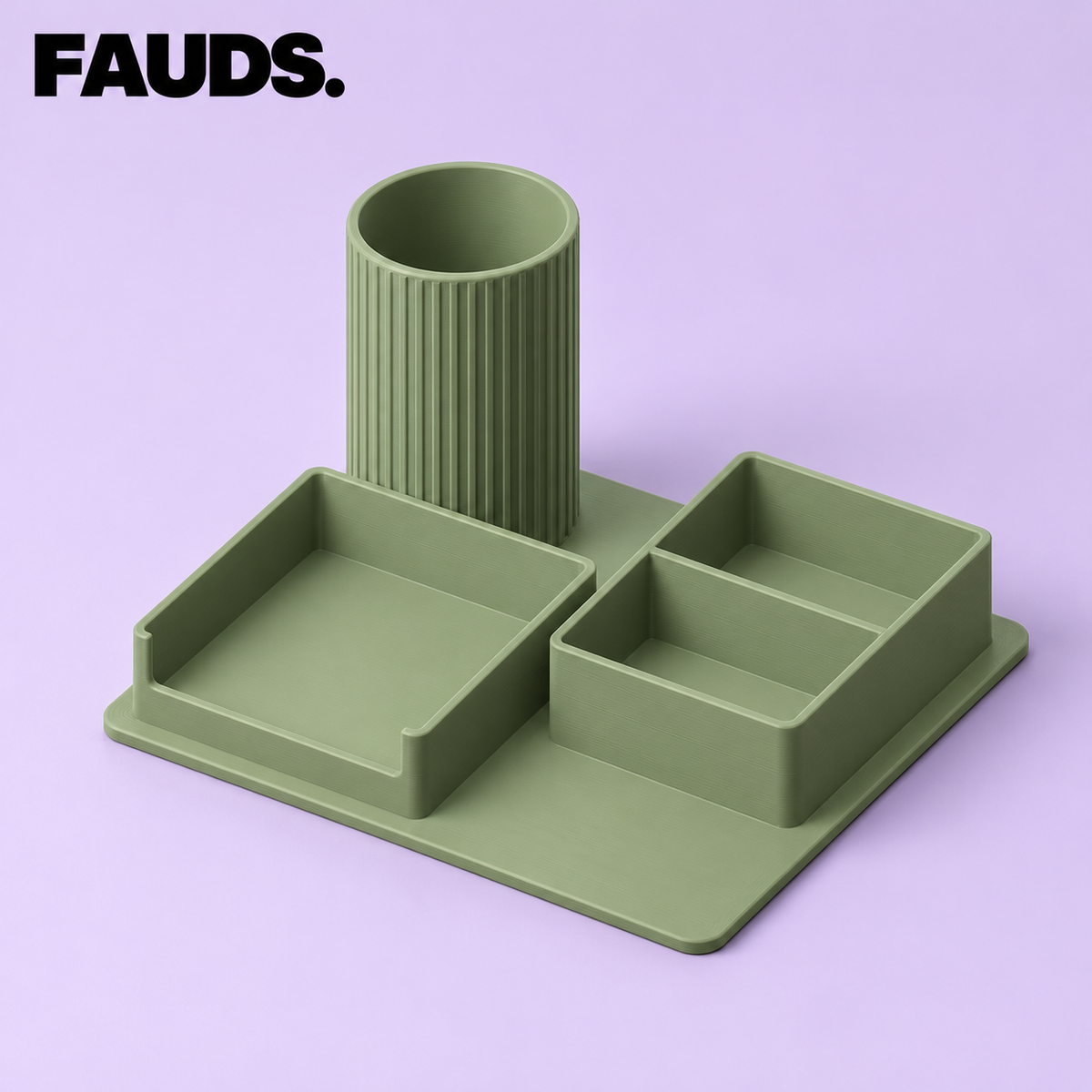 FAUDS. DeskMate – 3-in-1 Schreibtisch-Organizer