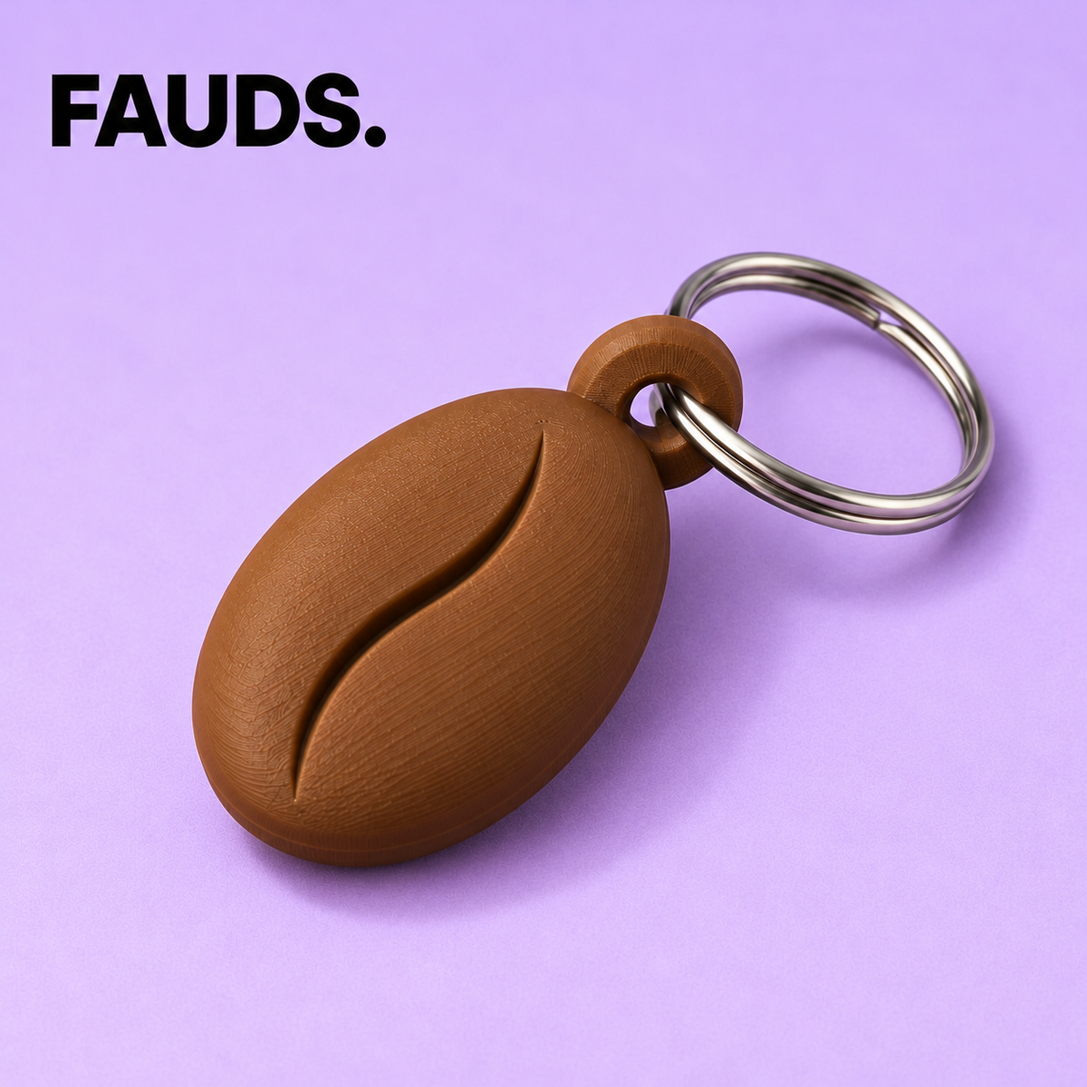 FAUDS. Coffee Bean – Kaffeebohnen-Schlüsselanhänger