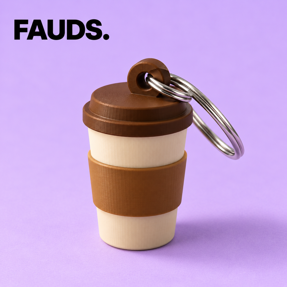 FAUDS. Coffee to Go – Becher-Schlüsselanhänger